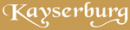 Kayserburg logo white
